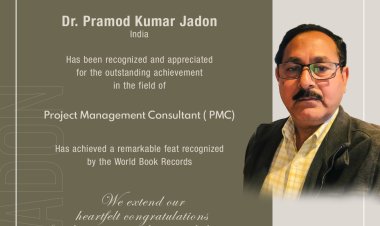 Dr.Pramod Kumar Jadon Bagged Outstanding Achievement in Project Management Consultant ( PMC)