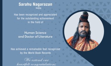 Sarahu Nagarazan Bagged Outstanding Achievement in  Human Science and Doctor of Literature