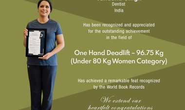 One Hand Deadlift – 96.75 Kg (Under 80 Kg Women Category)